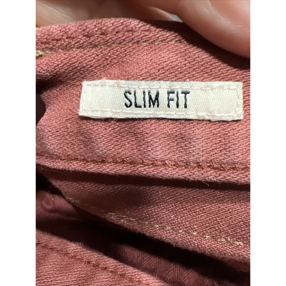 Todd Snyder Slim Fit Stretch 5-Pocket Jeans Cotton Blend Rust Red Men Size 36x32 - Picture 6 of 10